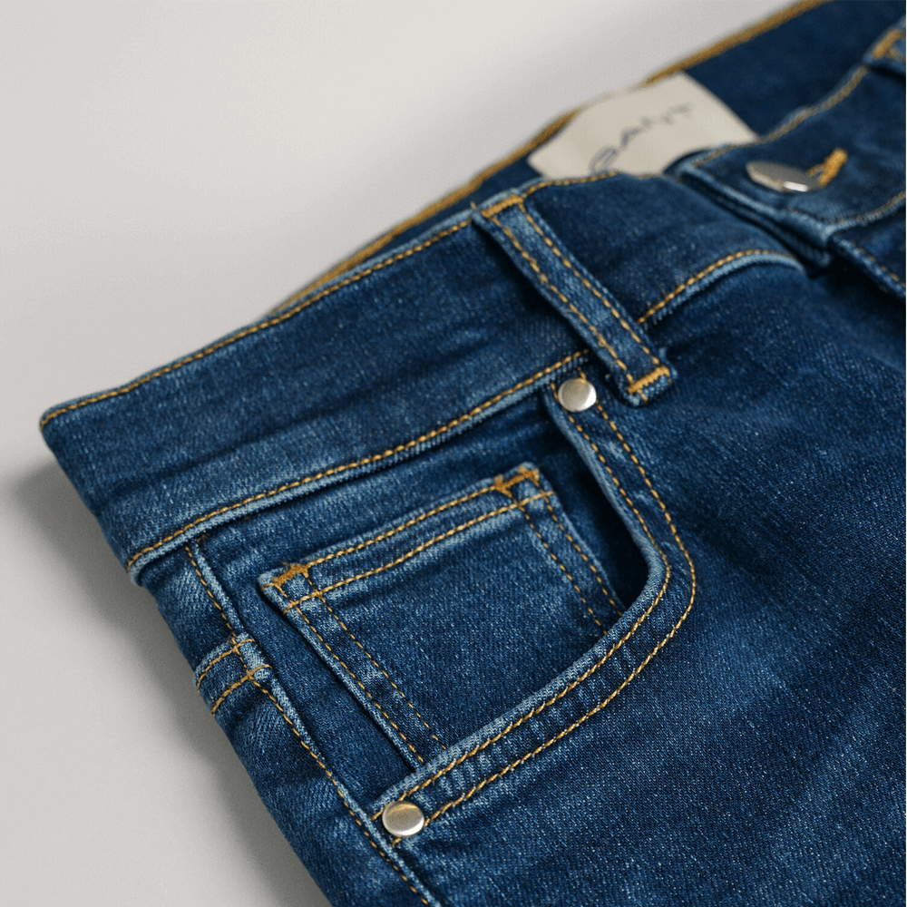 GANT Slim Fit Cropped Jeans